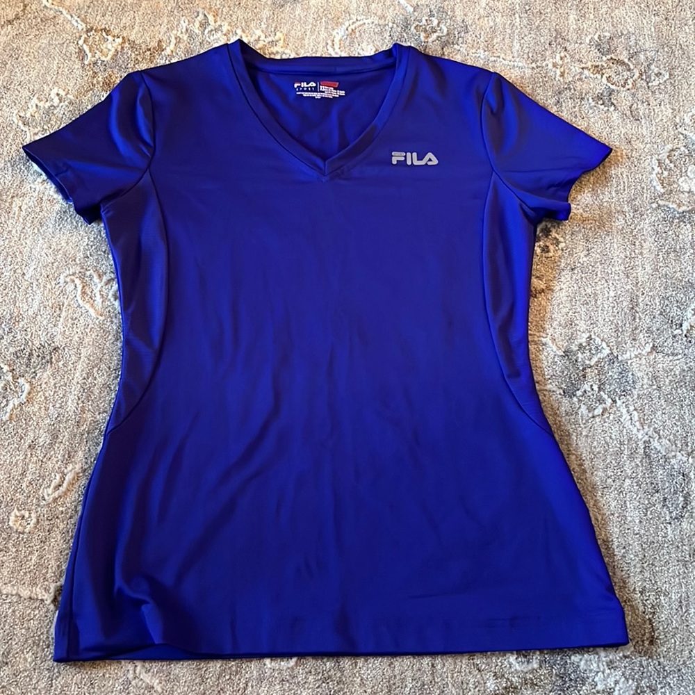 Purple Fila xs sport shirt with sleeves